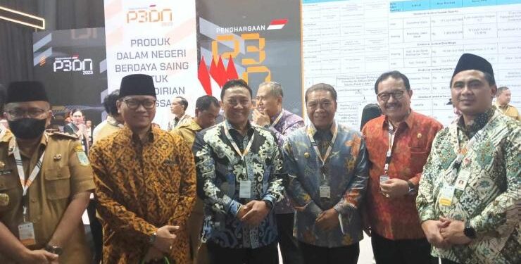 FOTO : IST ADPIM/MATAKALTENG - Wakil Gubernur Edy Pratowo mengikuti acara Bussiness Macthing Produk Dalam Negeri Tahap V.