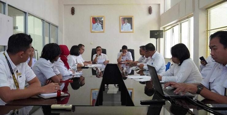 FOTO : IST/MATAKALTENG - Rapat persiapan peringatan hari Otonomi Daerah (Otda) yang ke XXVII.