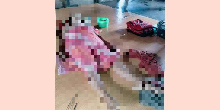 FOTO: IST/MATAKALTENG - Kondisi korban usai mengalami penganiayaan hingga meninggal dunia.