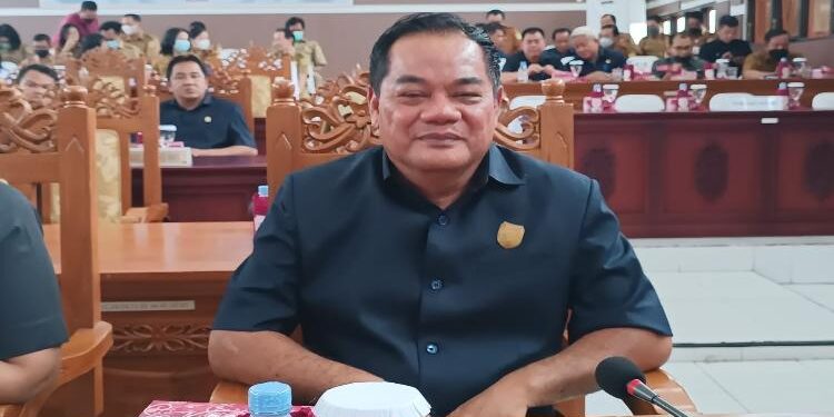 Anggota DPRD Gunung Mas, Untung Jaya Bangas.