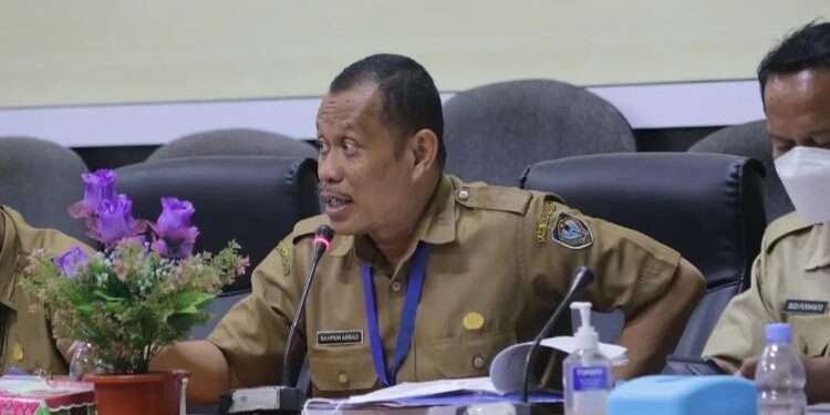 Kepala Dinkes Seruyan, Bahrun Abbas.