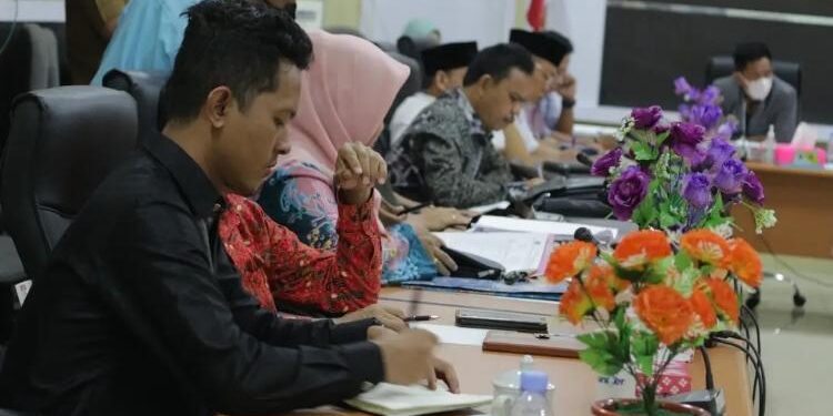 FOTO: IST/MATA KALTENG - Anggota DPRD Seruyan, Deni Rahmadani saat menghadiri rapat di Kantor DPRD setempat beberapa waktu lalu.