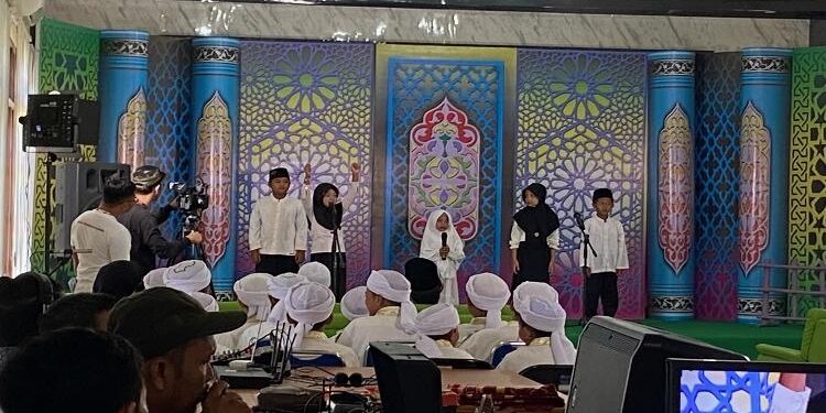FOTO : DIAN TARESA/MATA KALTENG - Kegiatan cerdas ceria ramadhan di Dinas Pendidikan Kotim.