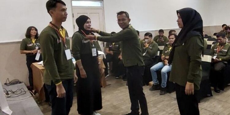 FOTO : Dok/MATA KALTENG - Pelatihan kemitraan yang dilaksanakan Dispora Kotim.