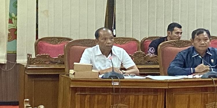 FOTO : DIAN TARESA/MATAKALTENG - Anggota DPRD Kotim, Nadeak, y<a hT4 3/03/nail-container