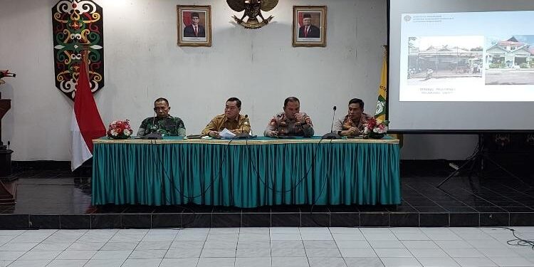 FOTO : DEVIANA/MATAKALTENG - Rakor perisapan Idul Fitri, Senin 3 April 2023.