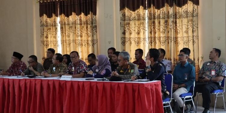 FOTO : AKH/MAKA - Rapat lintas sektoral terkait persiapan pengamanan jelang Idul Fitri.