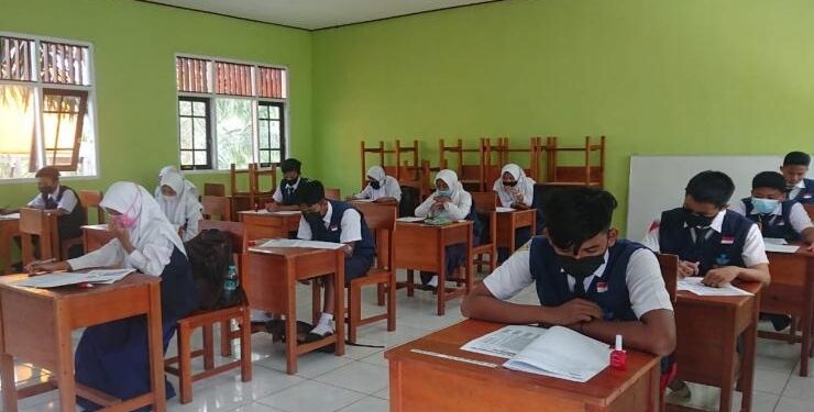 FOTO : DOK/MATA KALTENG - Suasana pembelajaran di sekolah.