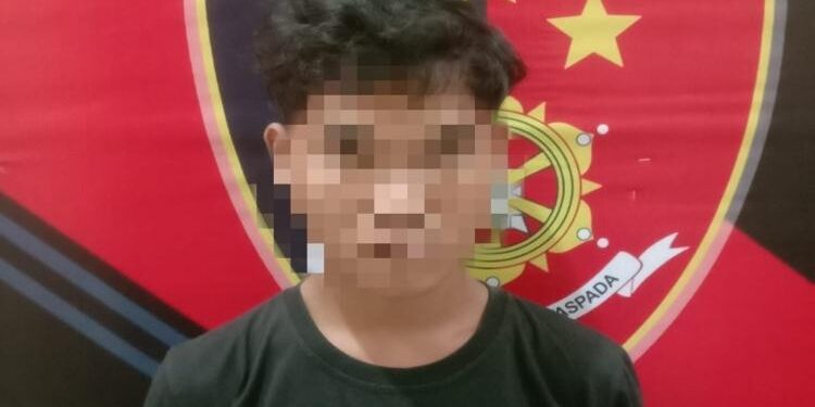 FOTO: IST/MATA KALTENG - Tersangka pencabulan balita di Kecamatan Seruyan Hulu yang berhasil diamankan oleh Polres Seruyan.