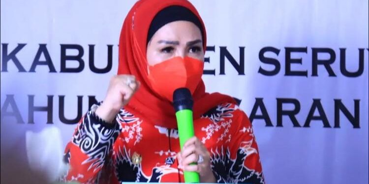 Wakil Bupati Seruyan, Iswanti.