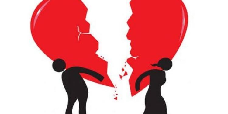 FOTO: ILUSTRASI/MATAKALTENG - Ilustrasi sepasang kekasih yang mengalami putus hubungan.