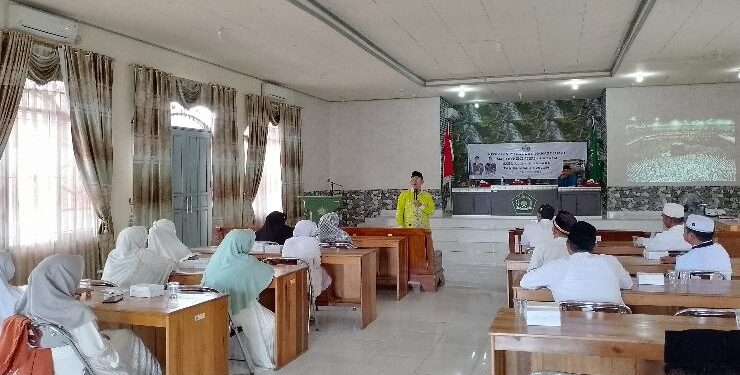 FOTO : AKH/MATAKALTENG - Bimbingan manasik haji yang digelar Kemenag Sukamara