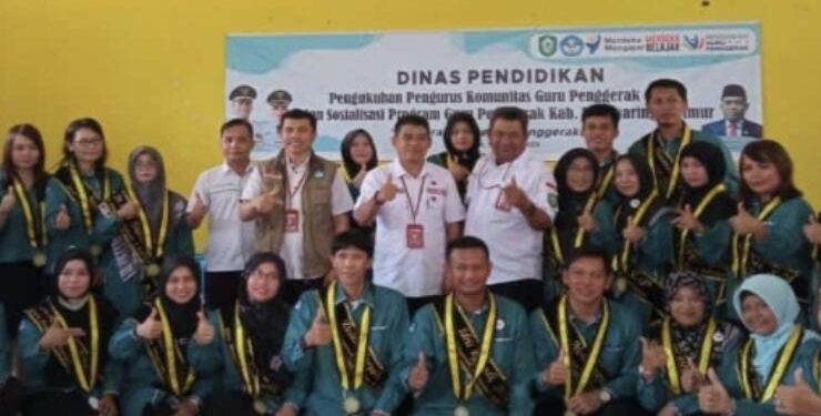 FOTO : DISDIK/MATA KALTENG - Pengukuhan komunitas guru penggerak oleh Dinas Pendidikan Kabupaten Kotim, 10 Mei 2023.