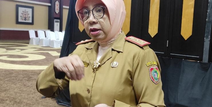 Kepala Dinas Perdagangan dan Perindustrian (Disdagperin) Kalteng Aster Bonawaty