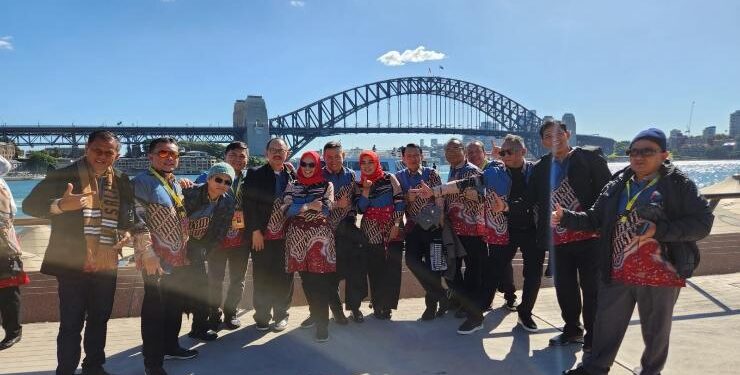 FOTO : IST/MATAKALTENG - Rombongan Lembaga Administrasi Negara RI saat berada di Sydney