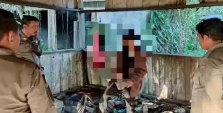 FOTO : IST/MATAKALTENG - Aparat Satpol PP dan Damkar Kabupaten Kapuas saat mengamankan salah seorang yang diduga ODGJ di daerah itu.