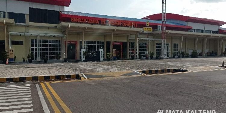 FOTO : DEVIANA/MATAKALTENG - Bandara H. Asan Sampit yang akan dilakukan pengembangan oleh Pemkab Kotim, Senin 29 Mei 2023.