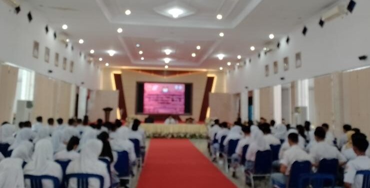 FOTO : AKH/MATAKALTENG - Sosialisasi Pendidikan Politik Pemilih Pemula