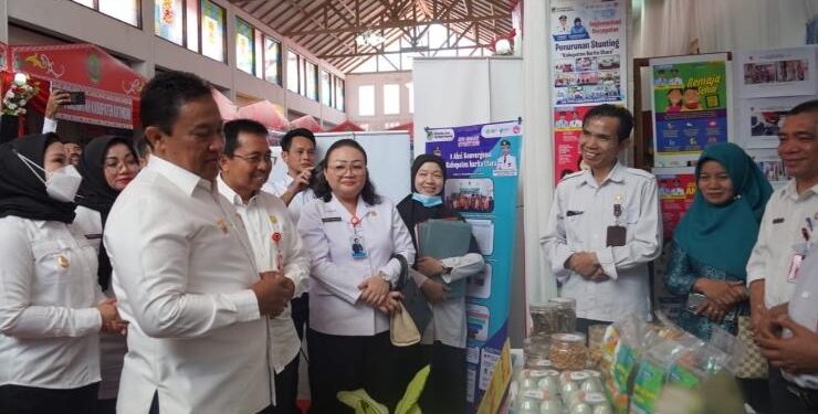 FOTO : OLIVIA/MATAKALTENG - Pelaksanaan kegiatan Penilaian Kinerja Kabupaten/Kota Tahap 2 (Dua) Dan Pameran Inovasi Stuntin Dalam Pelaksanaan 8 (Delapan) Aksi Konvergensi Penurunan Stunting tahun 2023.