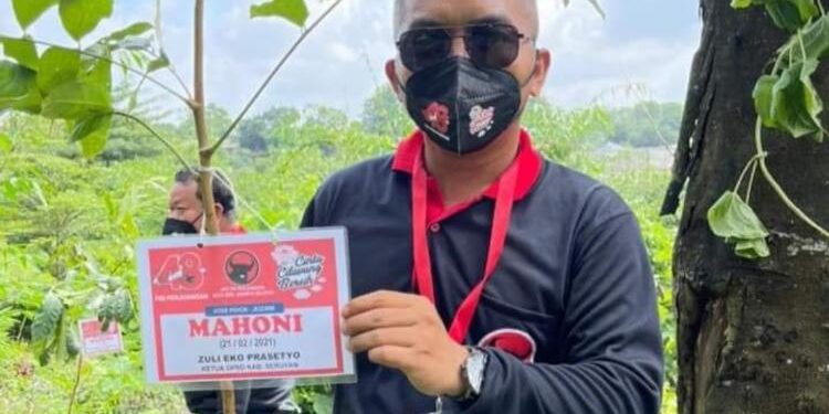 Wakil Ketua Bidang Pemenangan Pemilu DPC PDI Perjuangan Kabupaten Seruyan, Zuli Eko Prasetyo.