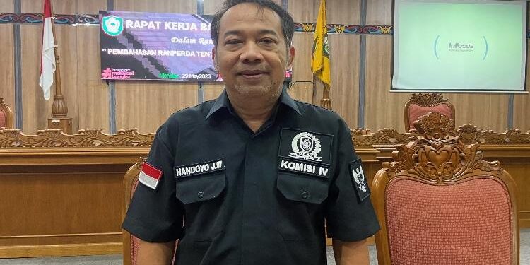 Ketua Bapemperda DPRD Kotim, Handoyo J Wibowo.