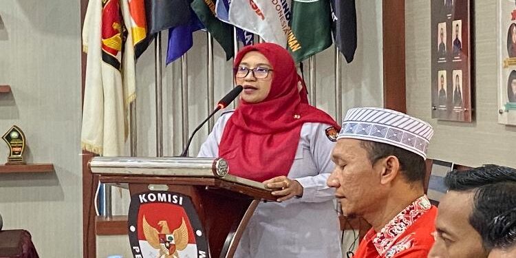 FOTO: DIAN/MATAKALTENG - Ketua KPU Kotim, Siti Fathonah Purnaningsih.