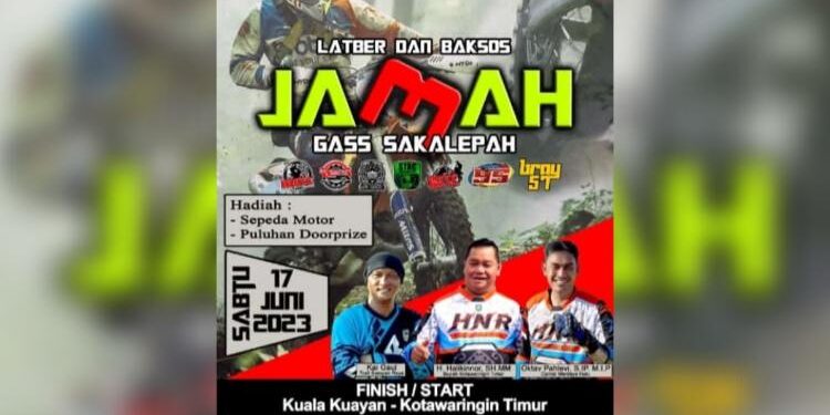 FOTO: MATAKALTENG - Poster latihan bersama dan baksos JAMAH.