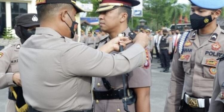 FOTO: DOKUMENTASI MATA KALTENG - Sertijab yang dilakukan Polres Kotim pada waktu lalu.