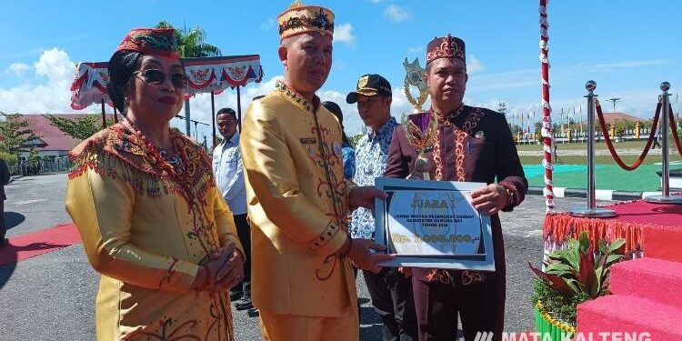 FOTO : DISKOMINFO SANTIK/MATA KALTENG - Inovasi Mahantis berhasil meraih juara pertama lomba inovasi perangkat daerah Kabupaten Gumas tahun 2023, belum lama ini.
