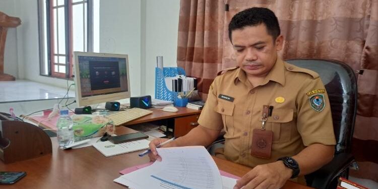 Kabid Mutasi dan Promosi BKPSDM Kabupaten Seruyan, Riduansyah.
