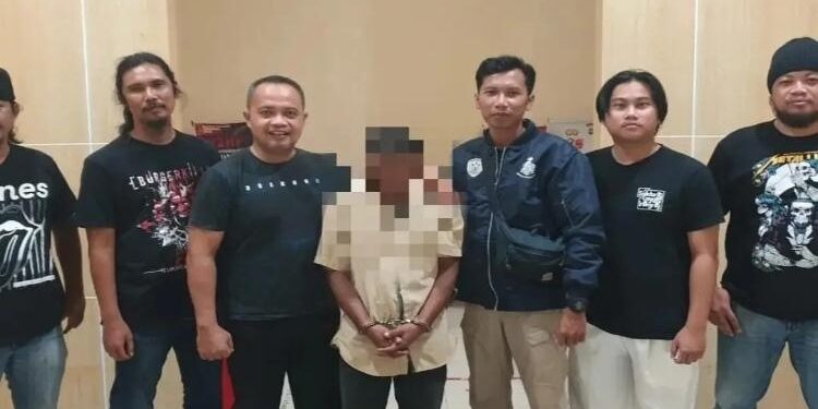 FOTO: POLRES SERUYAN/MATA KALTENG - Polres Seruyan saat berhasil mengamankan tersangka penggelapan motor di Desa Panca Jaya, Kecamatan Seruyan Tengah beberapa waktu lalu.
