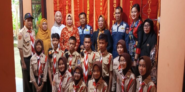 FOTO: DKC/MATA KALTENG - Peresmian kantor Kwartir Ranting, Baamang, Kotim, Sabtu 15 Juli 2023.