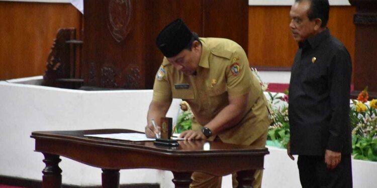 FOTO: IST/MATAKALTENG - Pemprov dan DPRD Provinsi Kalteng Sepakati Raperda Pertanggungjawaban Pelaksanaan APBD Tahun 2022.