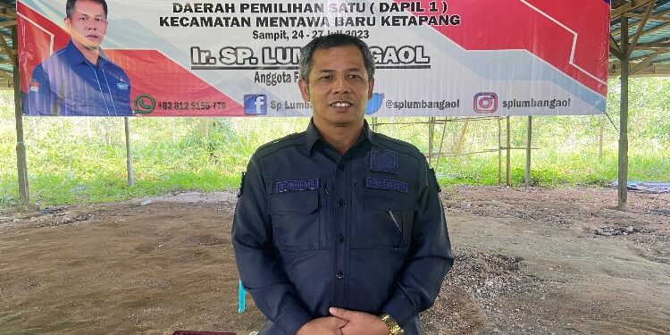 Ketua Fraksi Demokrat, SP Lumban Gaol.