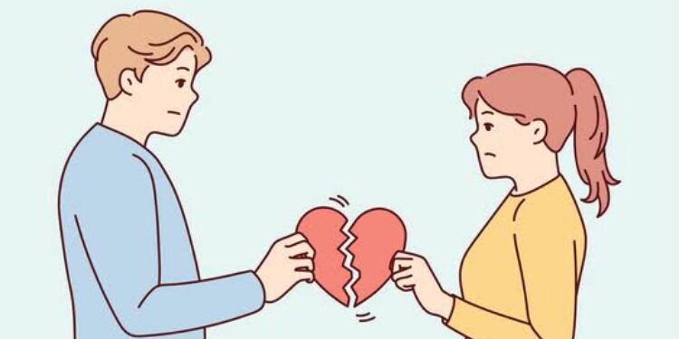 FOTO: MATAKALTENG - Ilustrasi putus cinta.