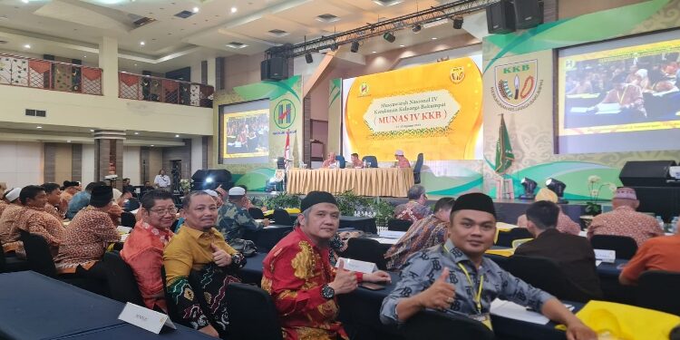FOTO: Eddy Raya Samsuri, saat menghadiri Munas IV KKB.