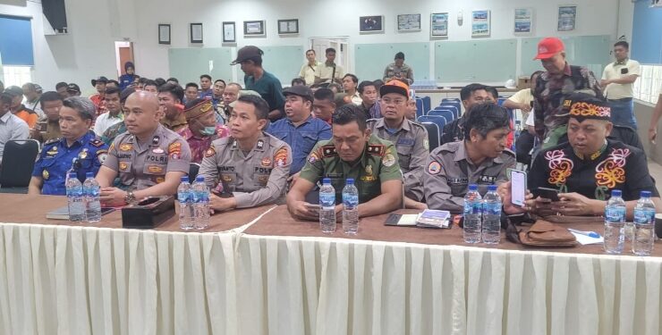 FOTO : BPBD/MATA KALTENG - Sosialisasi Karhutla di PT Musimas, Sebabi, Kabupaten Kotim, Senin 14 Agustus 2023.