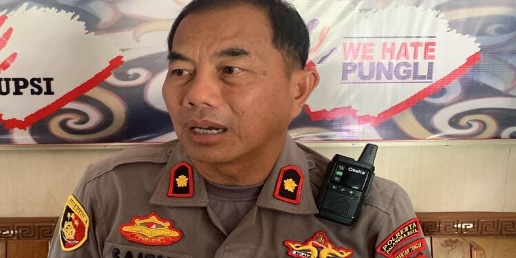 FOTO: RZL/MATAKALTENG - Kapolsek Pahandut, Kompol Saiful Anwar.