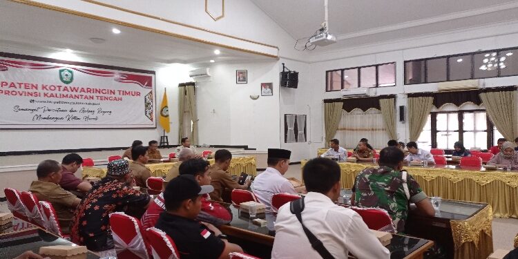 FOTO : DEVIANA/MATAKALTENG - Rapat pelaksanaan pawai Pembangunan Kotim tahun 2023, Selasa 15 Agustus 2023.