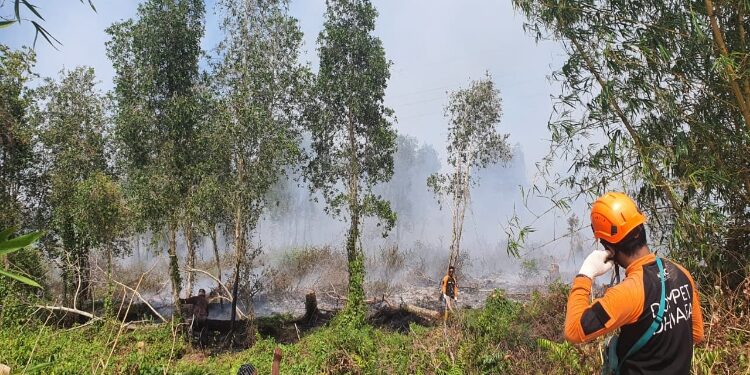 FOTO: IST/MATAKALTENG - Karhan di Desa Eka Bahurui Kecamatan Mentawa Baru Ketapang, Selasa 22 Agustus 2023.