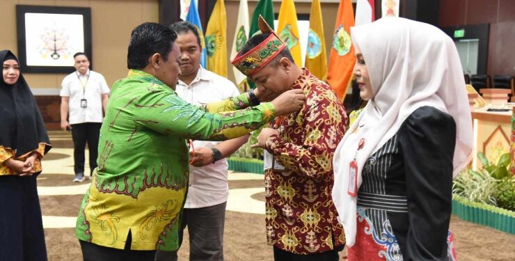 FOTO : IST/MATAKALTENG - Wagub Buka Pelatihan Kepemimpinan Nasional Tingkat II Angkatan XXXIV Provinsi Kalteng Tahun 2023.