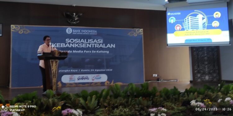 FOTO: VI/MATAKALTENG - Kepala Kantor Perwakilan Bank Indonesia Provinsi Kalimantan Tengah (Kalteng), Taufik Saleh.