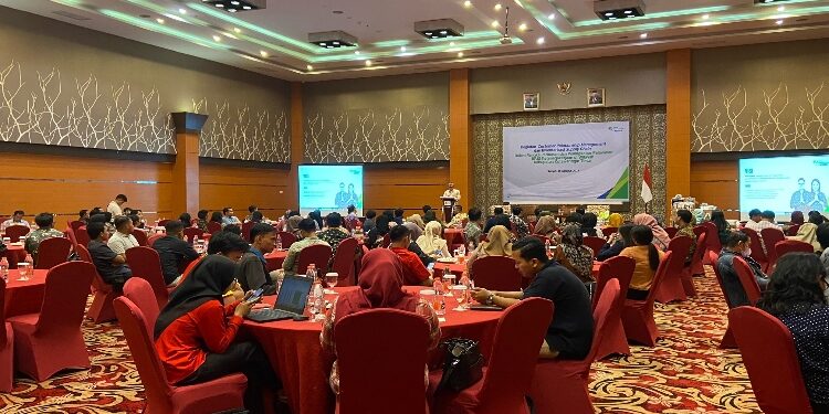 FOTO: DIAN/MATA KALTENG - Kegiatan CRM dan Inventarisasi Supply Chain oleh BPJS Ketenagakerjaan Cabang Sampit, 25 Agustus 2023.