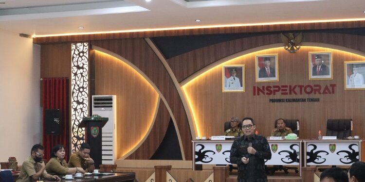FOTO: MATAKALTENG - Inspektur Daerah Kalimantan Tengah (Kalteng), Saring.