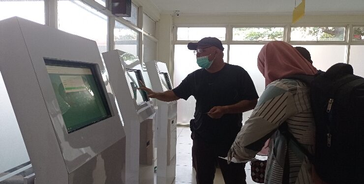 FOTO : DOK DEVIANA/MATAKALTENG - Layanan digital di RSUD dr Murjani Sampit.