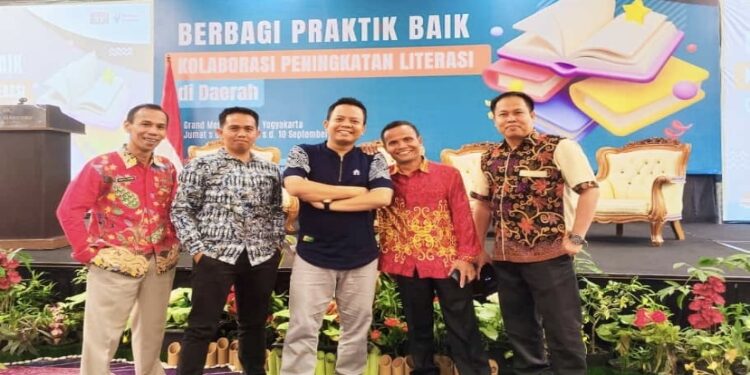 FOTO: DISDIK/MATA KALTENG - Kegiatan berbagi praktik baik kolaborasi peningkatan literasi di daerah, Sabtu 9 September 2023.
