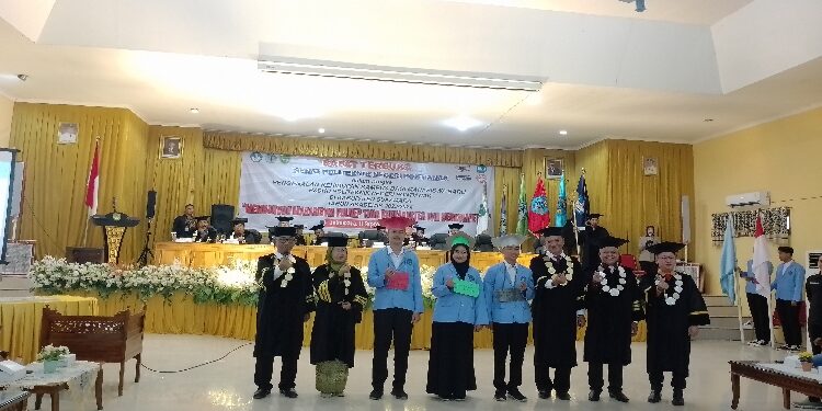 FOTO: AKH/MATAKALTENG - Perkuliahan PSDKU Polnep Pontianak di Sukamara dimulai dengan PKKMB bagi mahasiswa baru.