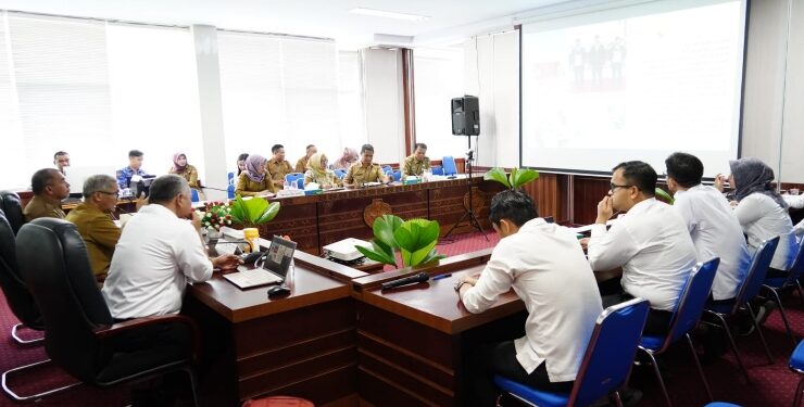 FOTO : IST/MATAKALTENG - Kegiatan Exit Meeting Pengelolaan Mandatory Spending