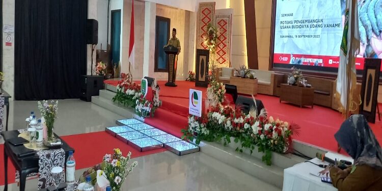 FOTO: AKH/MAKA - Seminar potensi pengembangan usaha budidaya udang vaname.