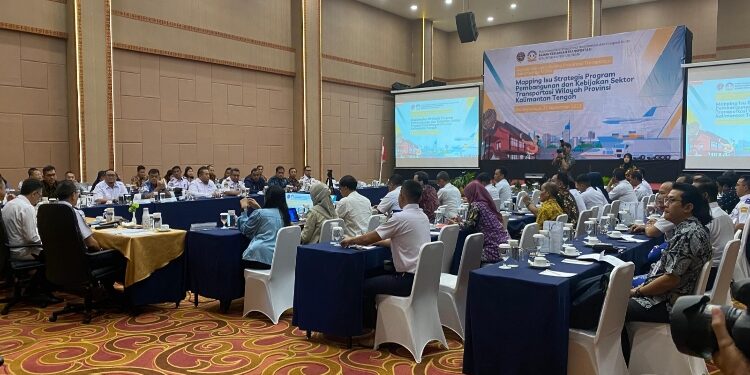 FOTO: IST/MATAKALTENG - Rapat Koordinasi Mapping Isu Strategis Prasarana Transportasi dan Integritas Moda. 